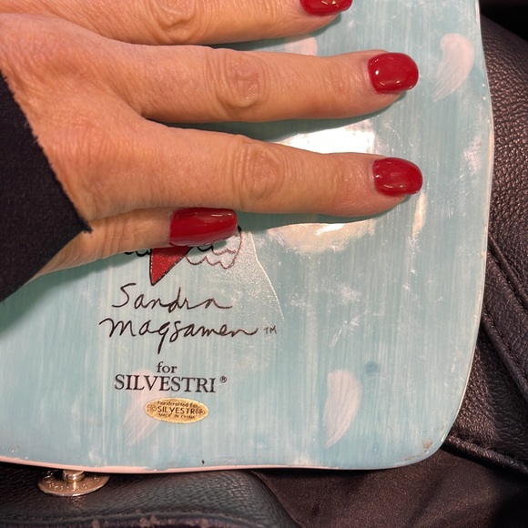 Sandra Magsamen for Silvestri "Im Sending" My Love" Ceramic Hanging Wall Decor - Picture 3 of 4